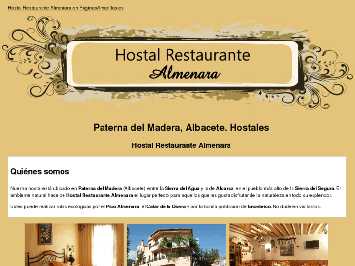 www.hostalrestaurantealmenara.com