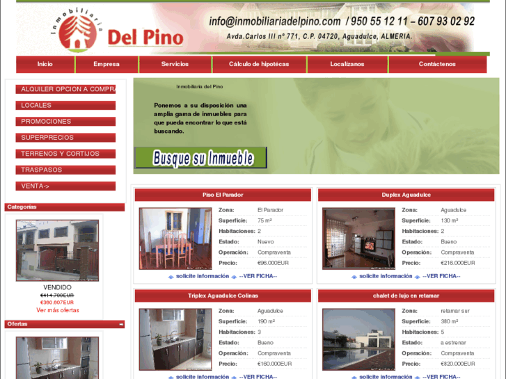 www.inmobiliariadelpino.com