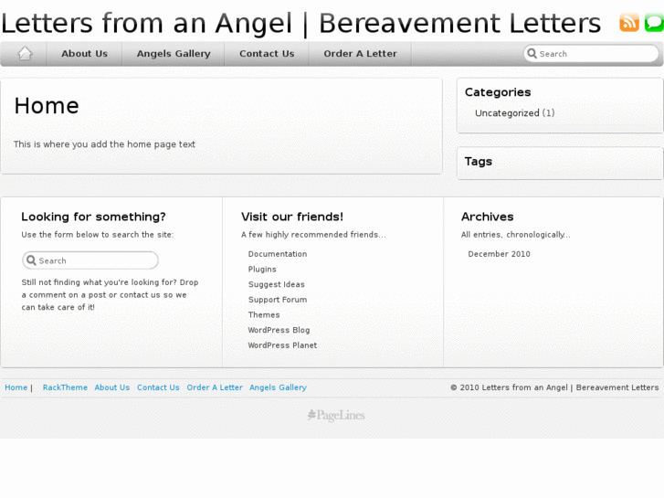 www.lettersfromanangel.com