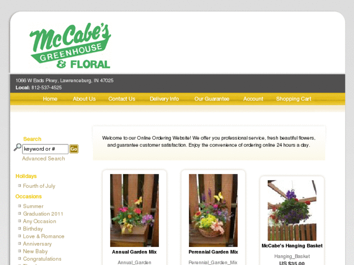 www.mccabesflorist.com