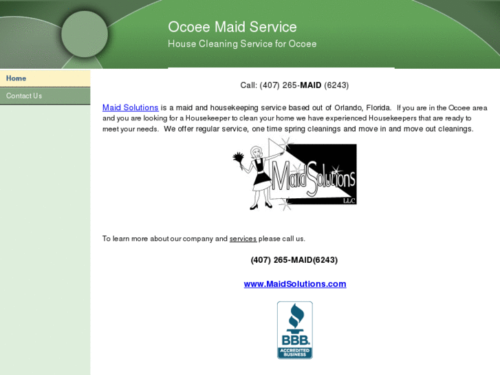 www.ocoeemaidservice.com