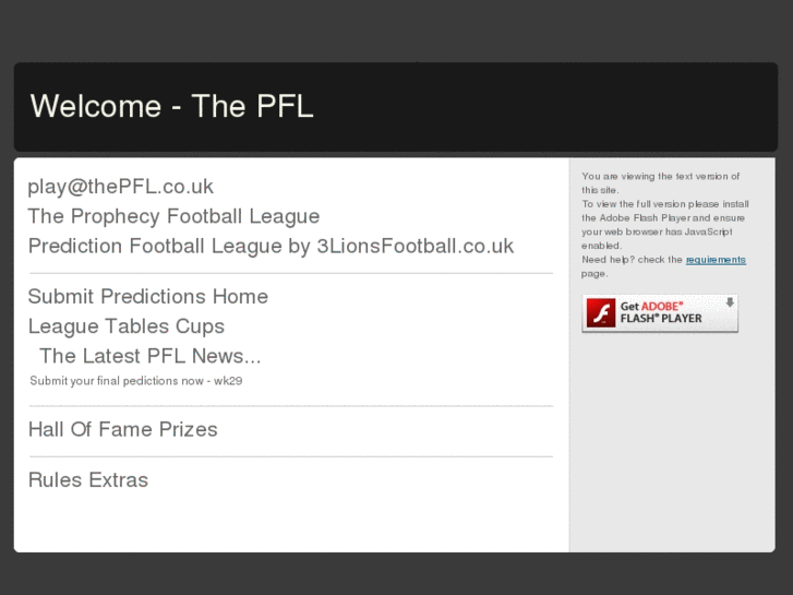 www.thepfl.co.uk