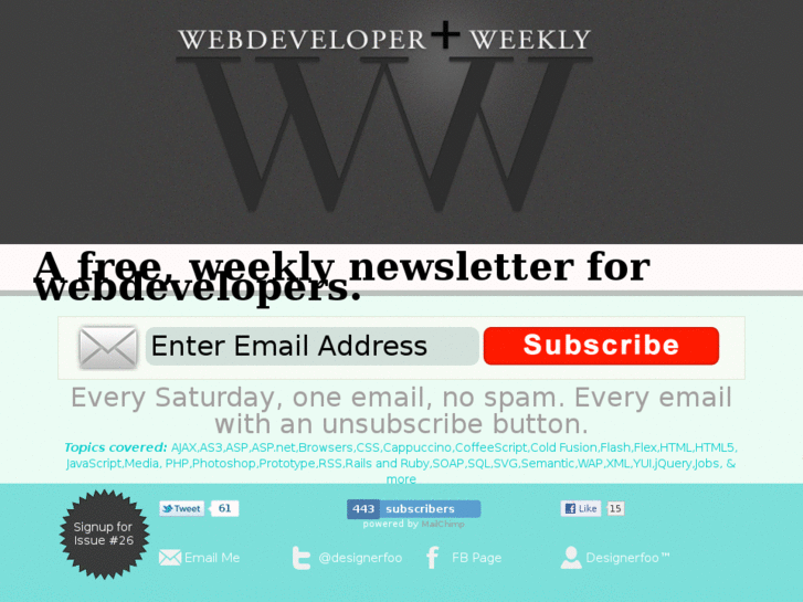 www.webdeveloperweekly.com