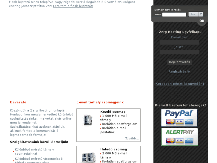 www.zerghosting.hu