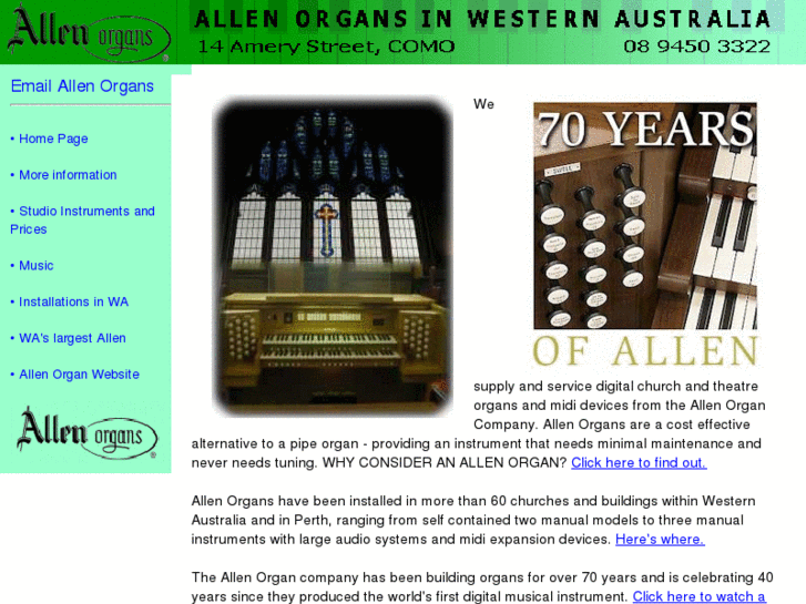 www.allenorganswa.com