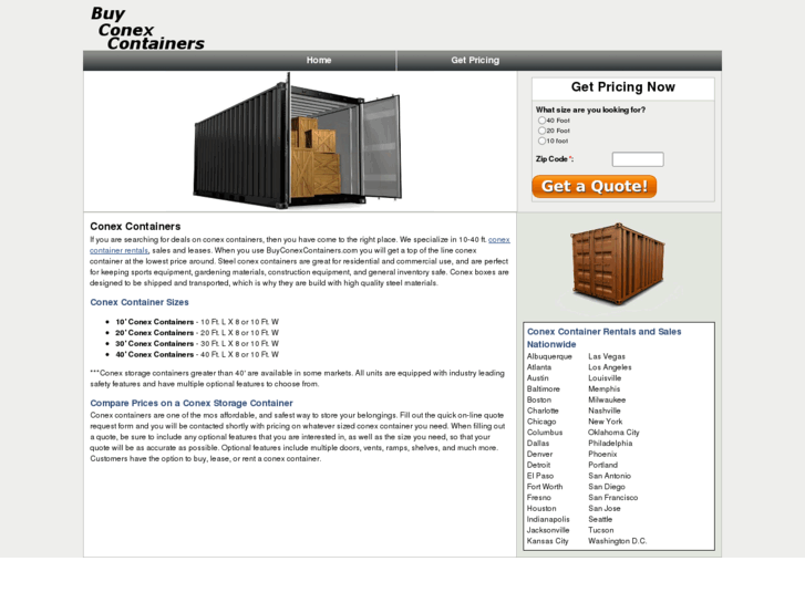 www.buyconexcontainers.com