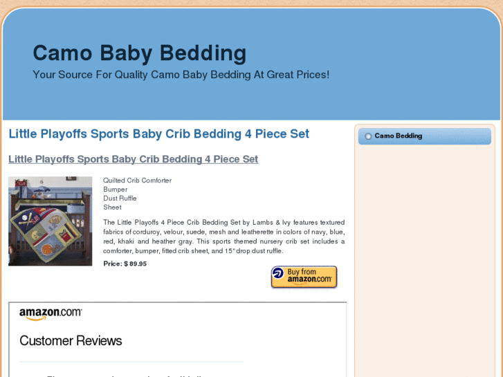 www.camobabybedding.org