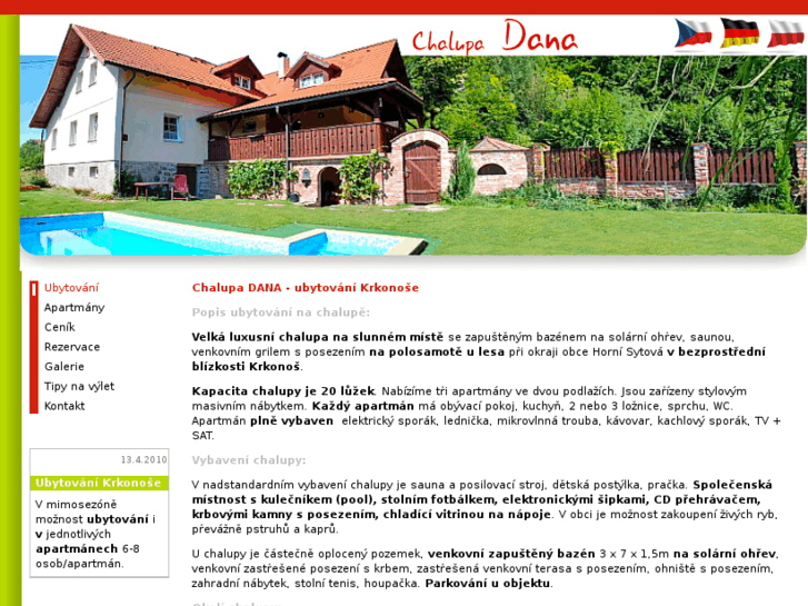 www.chalupa-dana.cz