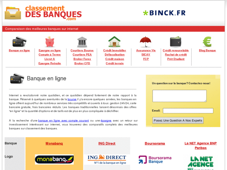 www.classementdesbanques.com