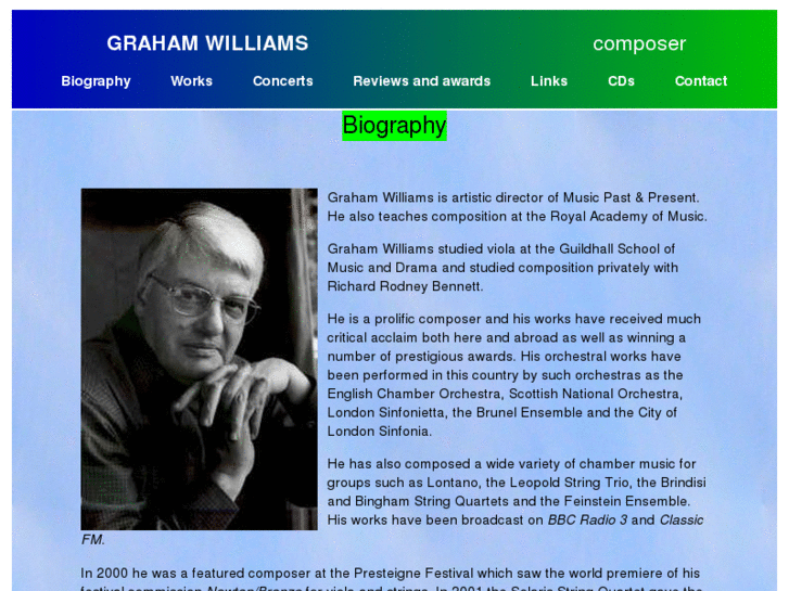 www.grahamwilliams.org