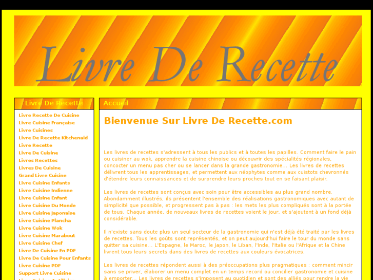 www.livre-de-recette.com