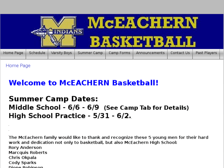 www.mceachernbasketball.com