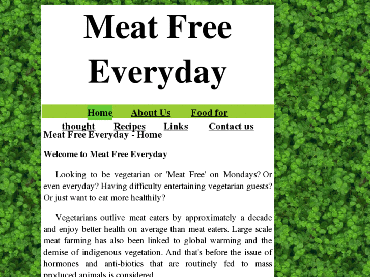 www.meatfreeeveryday.com