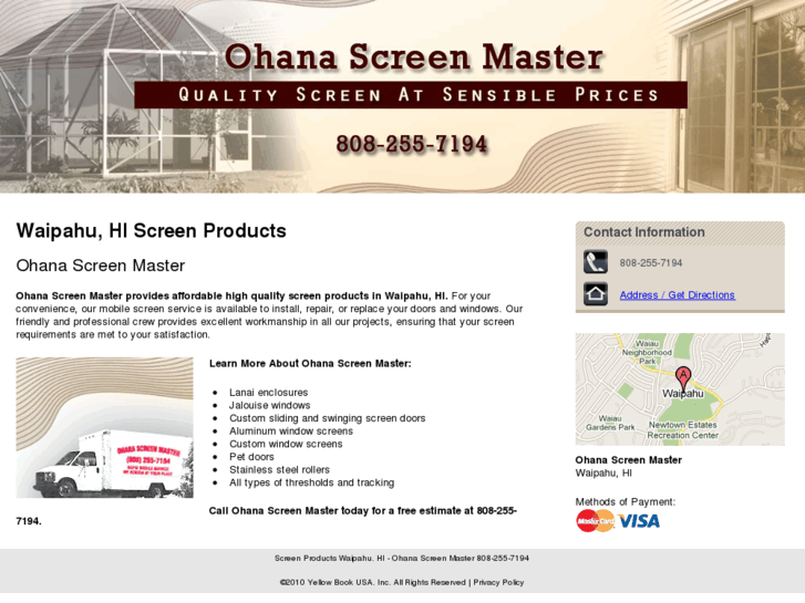 www.ohanascreenmaster.com