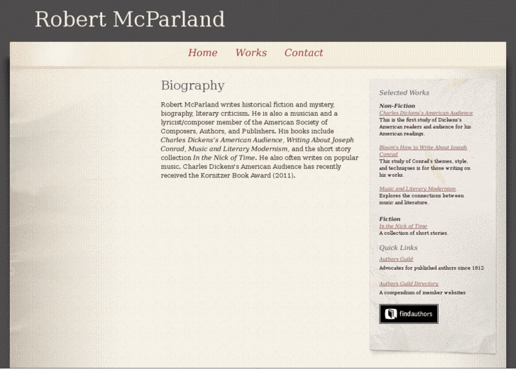 www.robertpmcparland.com