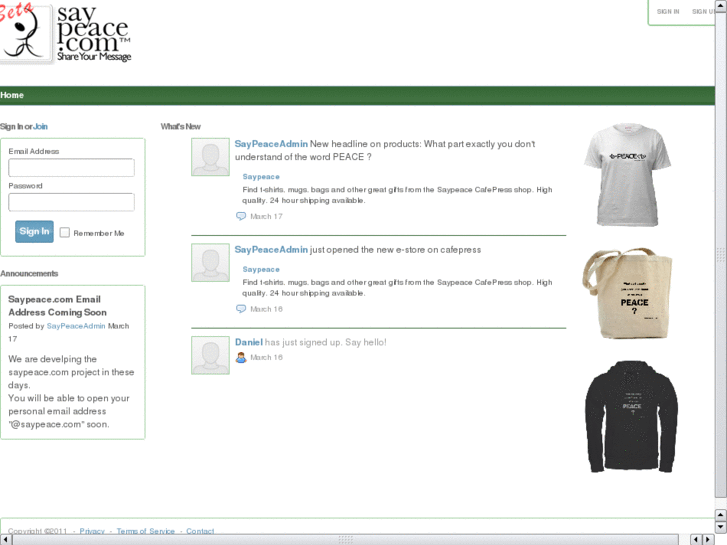 www.saypeace.com