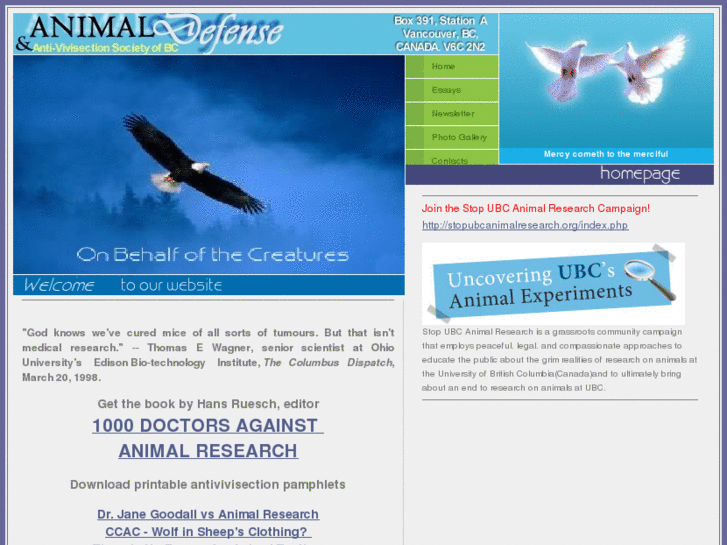 www.vivisectionresearch.ca