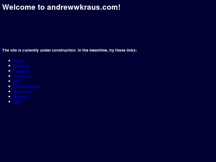 www.andrewwkraus.com