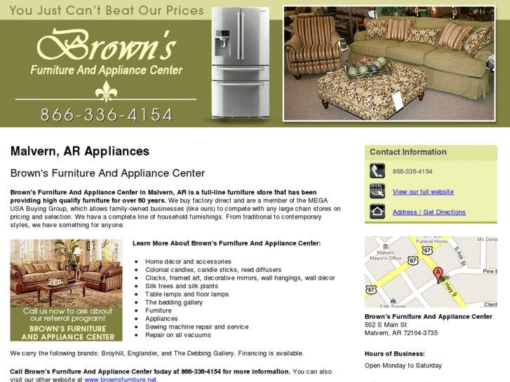 www.brownsfurnitureinc.net