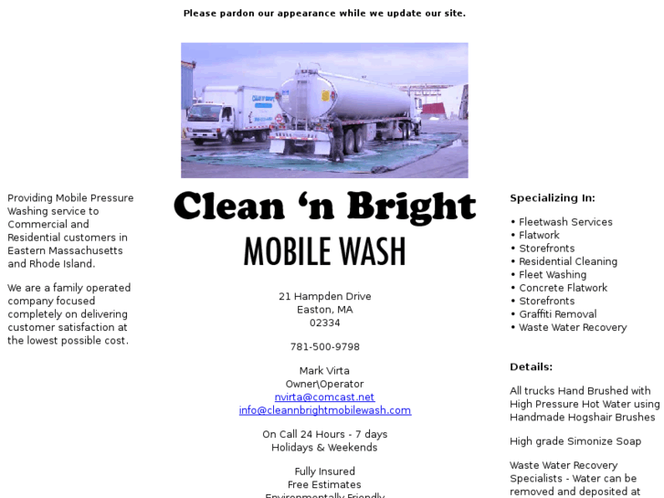 www.cleannbrightmobilewash.com