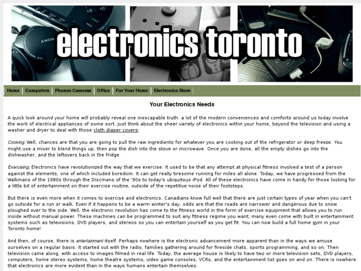 www.electronicstoronto.com