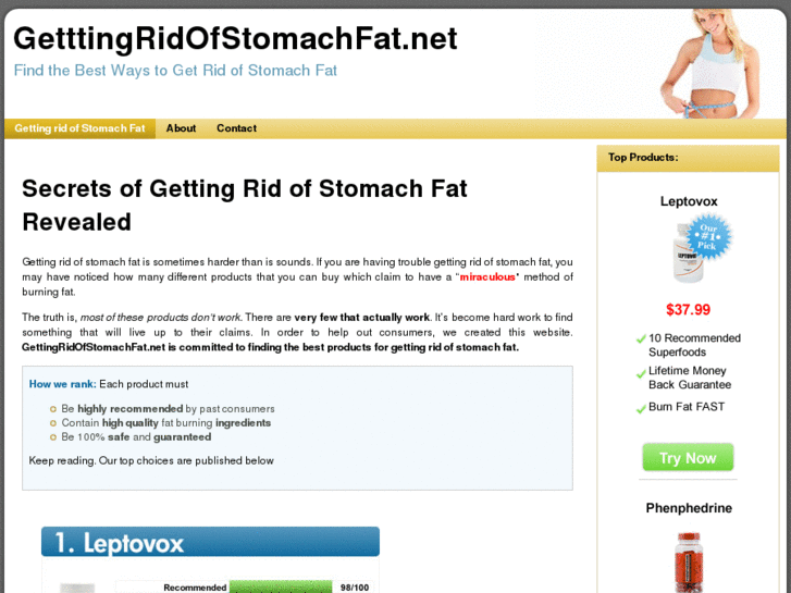 www.getttingridofstomachfat.net