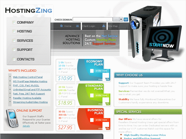 www.hostingzing.com