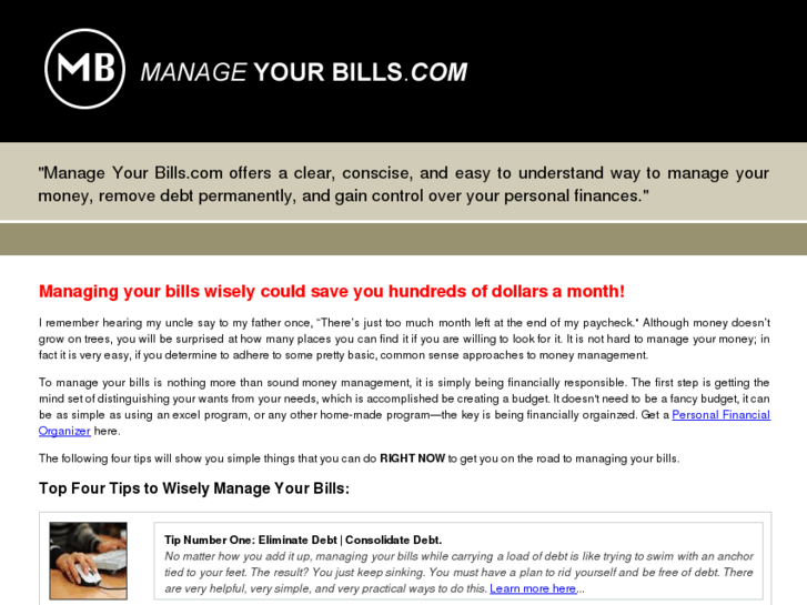 www.manage-your-bills.com