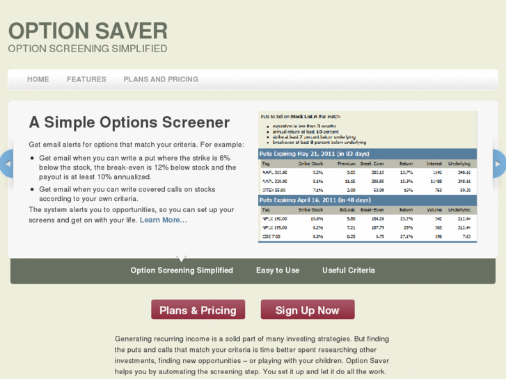 www.optionsaver.com