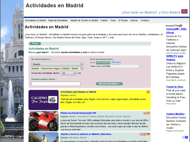 www.actividadesenmadrid.com