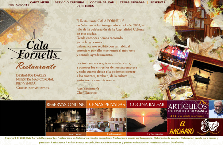 www.calafornellsrestaurante.com