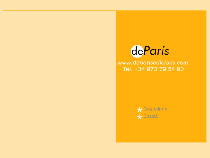 www.deparisedicions.com