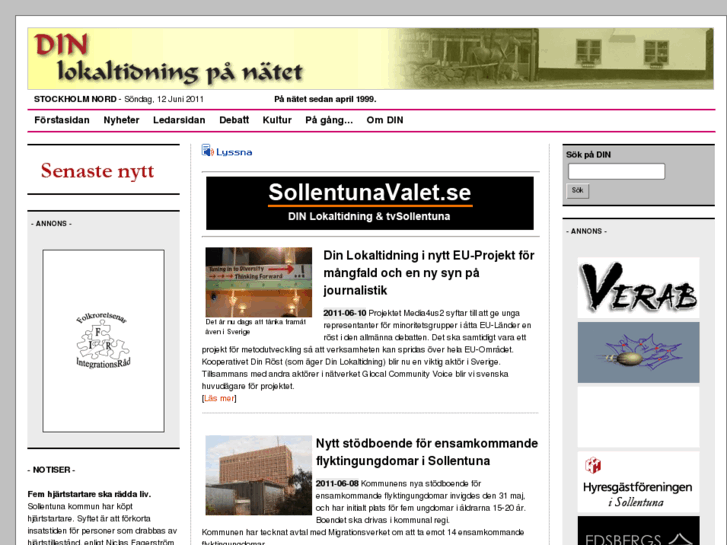 www.dinlokaltidning.se