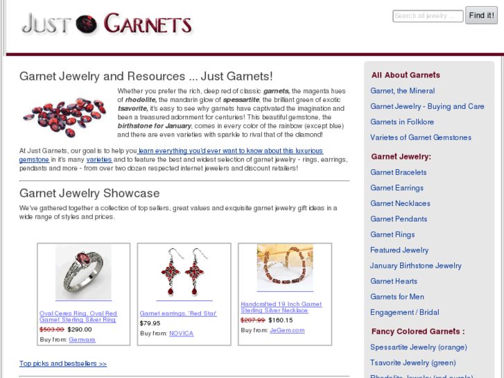 www.justgarnets.com