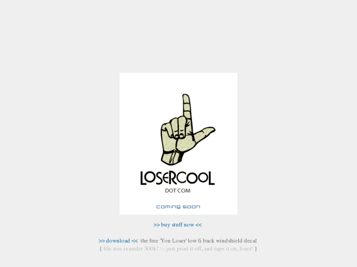 www.losercool.com