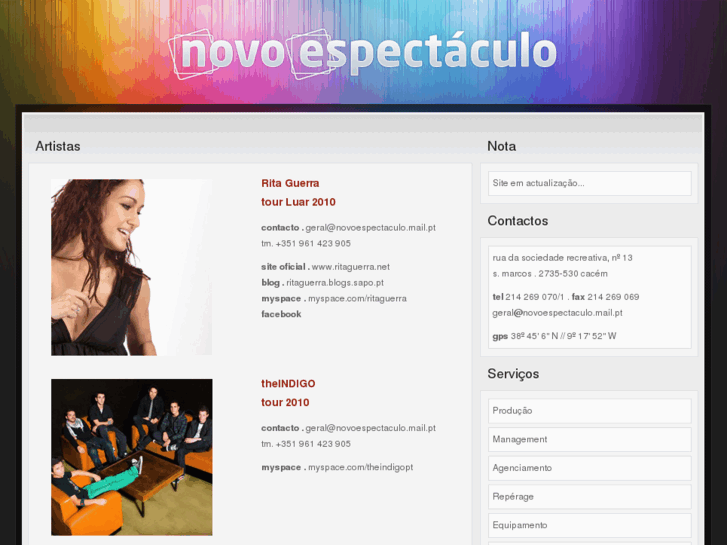 www.novoespectaculo.com