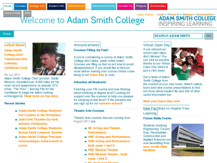 www.adamsmithcollege.ac.uk