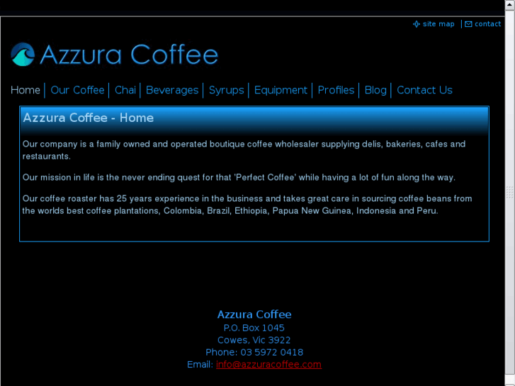 www.azzuracoffee.com