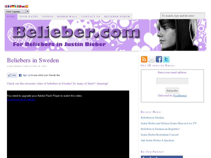 www.belieber.com