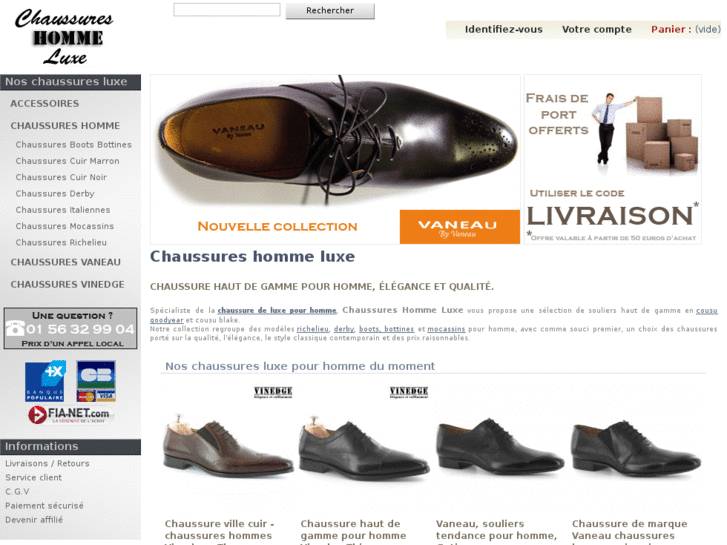 www.chaussures-homme-luxe.com