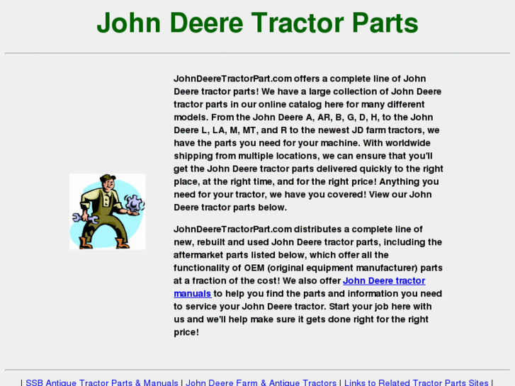 www.johndeeretractorpart.com