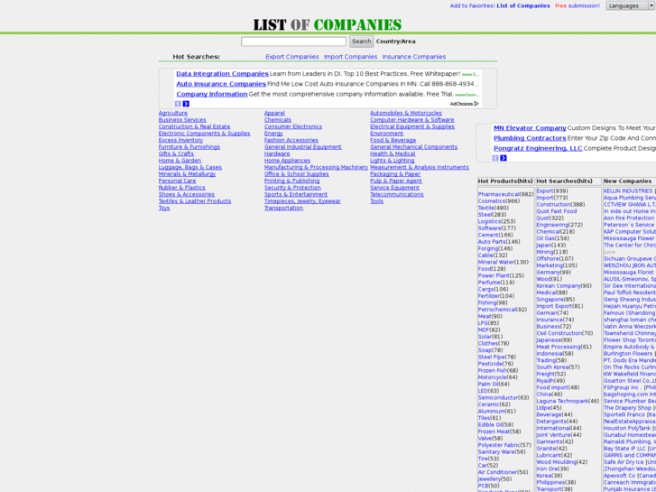 www.list-of-companies.org