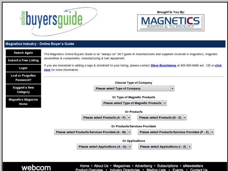 www.magneticsonlinebuyersguide.com