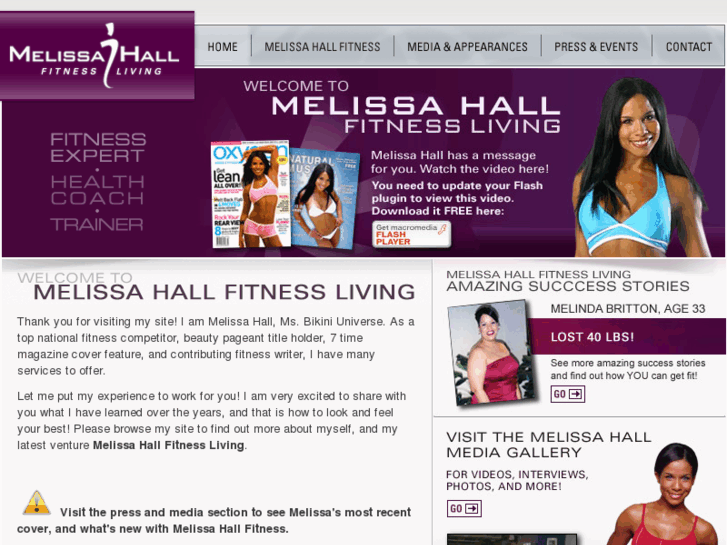 www.melissahallfitness.com