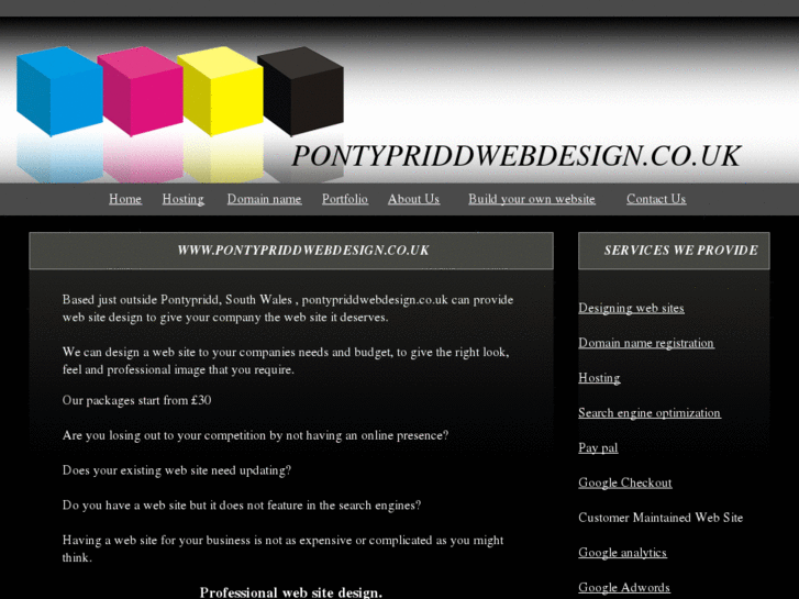 www.pontypriddwebdesign.co.uk