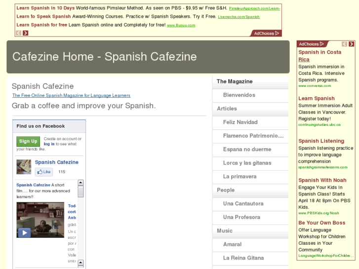 www.spanishcafezine.com