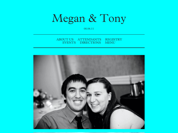 www.tonyandmegan.com