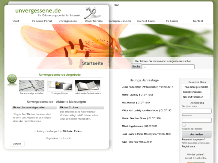 www.unvergessene.de