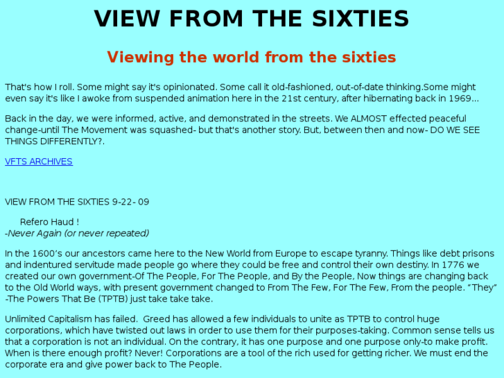 www.viewfromthesixties.com