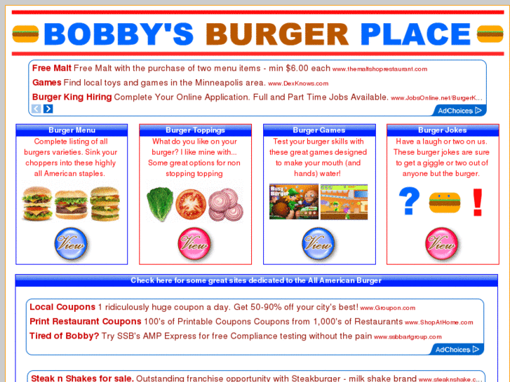 www.bobbysburgerplace.com